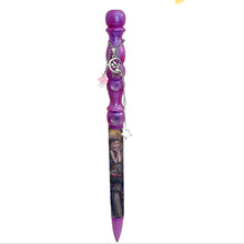 Load image into Gallery viewer, Fairy wands handmade with wood crystals and charms magic wand