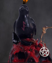 Load image into Gallery viewer, Banishing Candle | Intention Candle |Ritual Candles | Witchcraft Candles W/coffin nail+Obsidian x Banishing Negative Entities,Breaking Hexes
