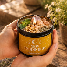 Load image into Gallery viewer, Intention Candles | Crystal & Botanical Wellness Candles | Handcrafted Soy Candles