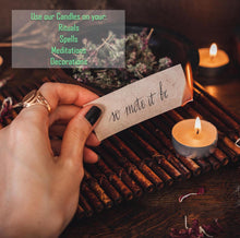 Load image into Gallery viewer, UnaLunaMoona Spell Candles for Witchcraft Kit #1
