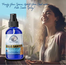 Load image into Gallery viewer, Palo Santo Spray Quartz & Obsidian-Infused | Smudge in Spray for Smudging, Clearing, and Protection Energy - Handmade in USA