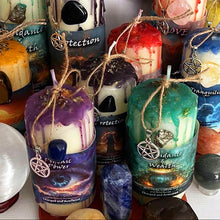 Load image into Gallery viewer, Manifestation Candle and Intention Candle, Spell Candles - Ritual Candles - Dressed -Love,Protection, Wealth, etc| witchcraft Supplies