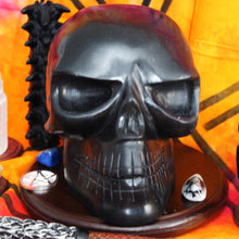 Load image into Gallery viewer, Crystal Skull made of Onyx - Handmade and Charged - Altar Supplies