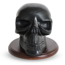 Load image into Gallery viewer, Crystal Skull made of Onyx - Handmade and Charged - Altar Supplies