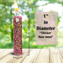 Load image into Gallery viewer, Handmade Beeswax Intention Candle Kit - 9 Manifestation Candle/Spell Candles with Attached Crystals for Love, Happiness, Protection & More for Rituals, Spells, Meditation, Manifesting and Wiccan Altar