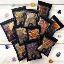 Load image into Gallery viewer, Intention Simmer Pots w/crystal | Simmer Pot Potpourri | Simmering Pot | Spell kit