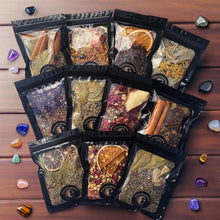 Load image into Gallery viewer, Intention Simmer Pots w/crystal | Simmer Pot Potpourri | Simmering Pot | Spell kit
