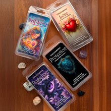 Load image into Gallery viewer, Intention Wax Melts - Soy Wax Crystals Herbs and Essential Oils - Spell Supplies