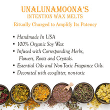 Load image into Gallery viewer, Intention Wax Melts - Soy Wax Crystals Herbs and Essential Oils - Spell Supplies