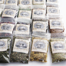 Load image into Gallery viewer, UnaLunaMoona Witchcraft Herb Kit. Set of 40 Witchcraft Herbs
