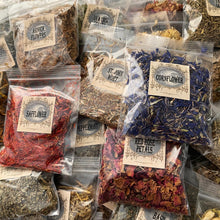 Load image into Gallery viewer, Witchcraft Herbs Kit | 60 Herbs for Witchcraft | Hoodoo Herb and Root Magic | Witch Herbs | Rituals | Wiccan Herbs | Dried Herbs and Flowers for Spells | Spell Kit Supplies Set | Herb Sampler Kit