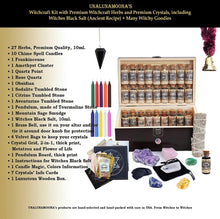 Load image into Gallery viewer, UnaLunaMoona Witchcraft Kit Box Altar Supplies Wiccan Pagan Kit #2