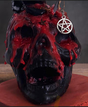 Load image into Gallery viewer, Banishing Candle | Intention Candle |Ritual Candles | Witchcraft Candles W/coffin nail+Obsidian x Banishing Negative Entities,Breaking Hexes
