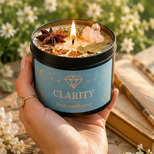 Load image into Gallery viewer, Intention Candles | Crystal &amp; Botanical Wellness Candles | Handcrafted Soy Candles
