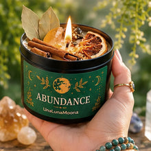 Load image into Gallery viewer, Intention Candles | Crystal &amp; Botanical Wellness Candles | Handcrafted Soy Candles
