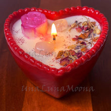 Load image into Gallery viewer, Love Spell Candle - Valentines day candles gift - Intention candle - Handmade
