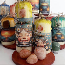 Load image into Gallery viewer, Manifestation Candle and Intention Candle, Spell Candles - Ritual Candles - Dressed -Love,Protection, Wealth, etc| witchcraft Supplies
