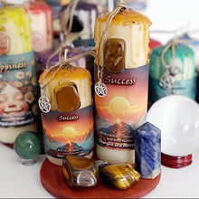 Load image into Gallery viewer, Manifestation Candle and Intention Candle, Spell Candles - Ritual Candles - Dressed -Love,Protection, Wealth, etc| witchcraft Supplies
