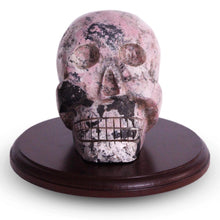 Load image into Gallery viewer, Crystal Skull made of Rhosonite - Handmade and Charged - Altar Supplies
