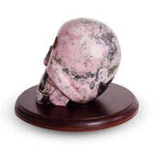 Load image into Gallery viewer, Crystal Skull made of Rhosonite - Handmade and Charged - Altar Supplies
