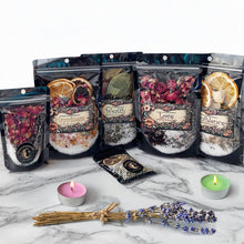 Load image into Gallery viewer, Intention Bath Salts - Ritual Salts for Manifestation and Intention-Setting - Spell Supplies
