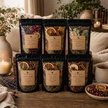 Load image into Gallery viewer, Simmer Pot Kit | Home Fragrance | Stovetop Potpourri | Housewarming Gift | Natural Home Scent | Cozy Simmering Pot | Organic Botanical Blend
