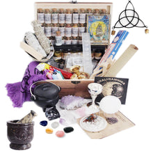 Load image into Gallery viewer, Premium Witchcraft Kit of Wiccan/Witch Supplies Box, intuitively chosen, mystery box
