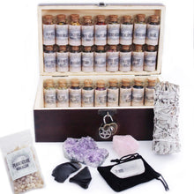 Load image into Gallery viewer, UnaLunaMoona Witchcraft Kit Box Altar Supplies Wiccan Pagan Kit #2

