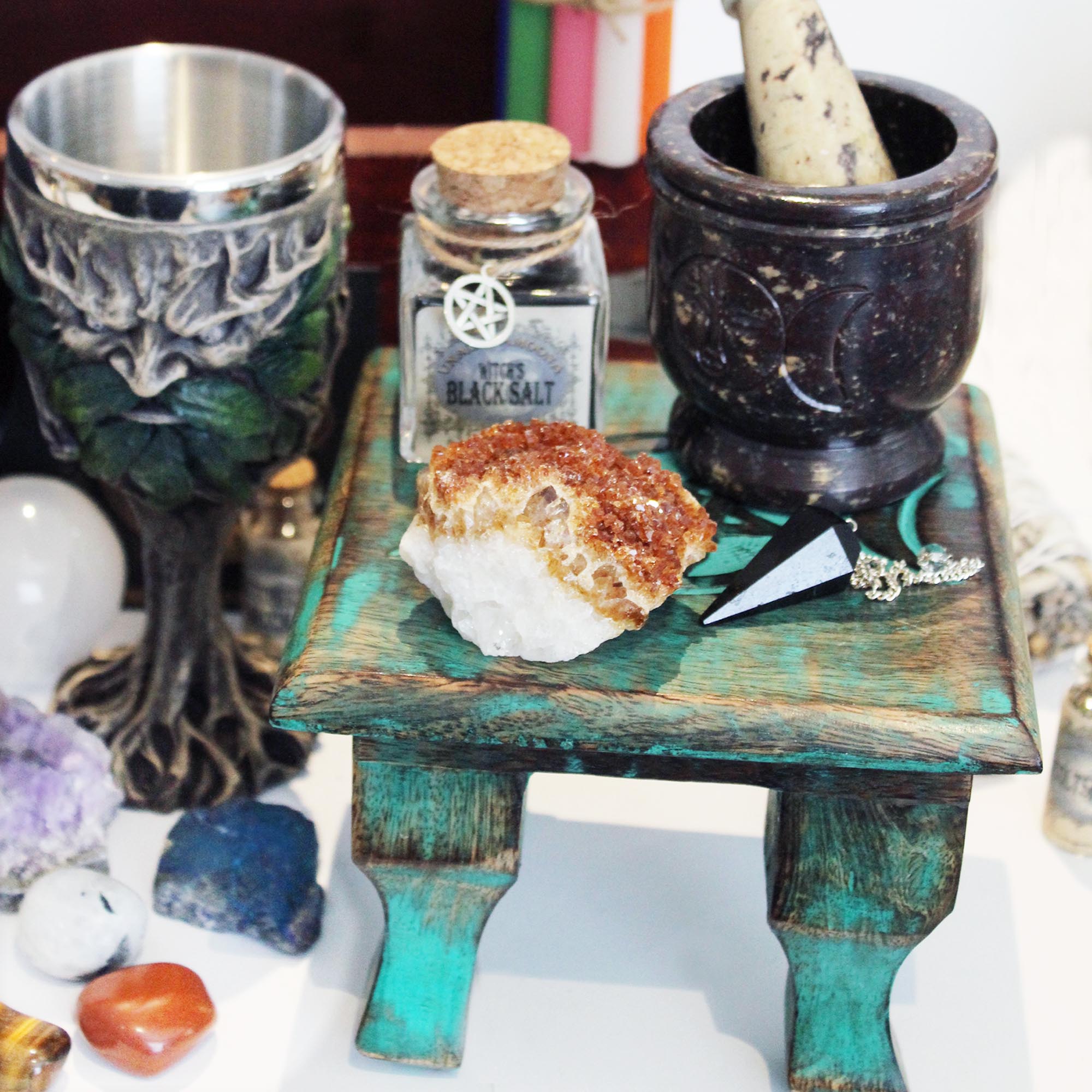 UnaLunaMoona Witchcraft Kit Box Altar Supplies Wiccan Pagan Witch