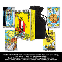 Load image into Gallery viewer, Witchcraft Kit Box of 101 Wiccan Supplies and Tools with Rider Tarot Deck
